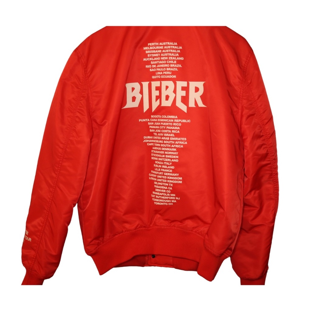 Justin Bieber "Purpose Stadium Tour 2017" Bomber Jacket